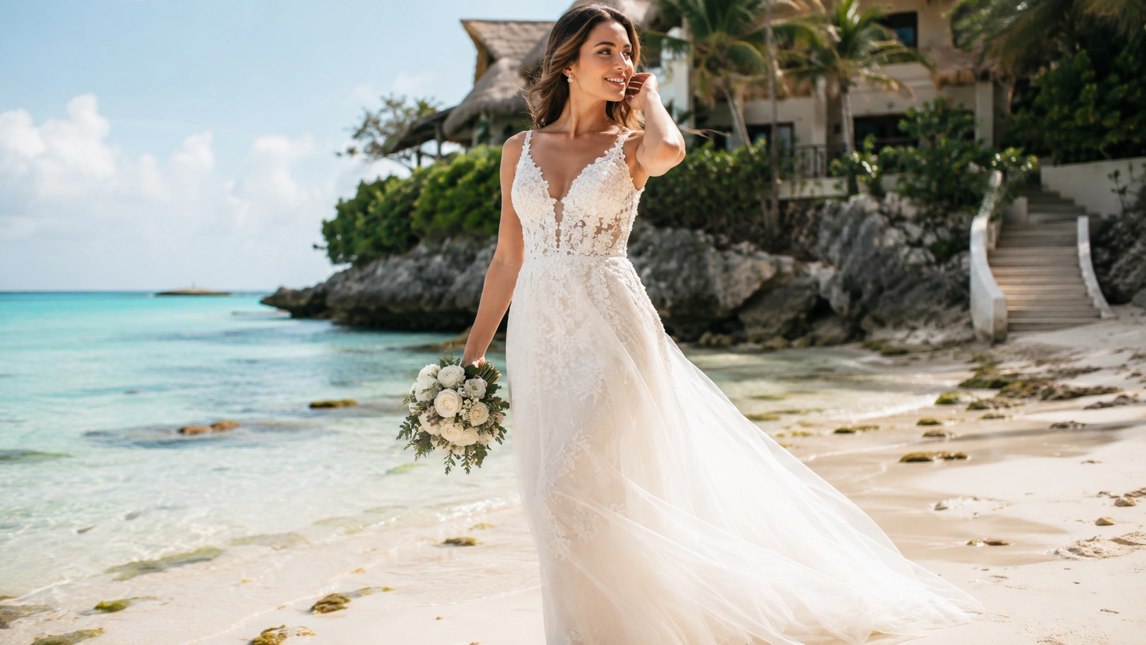 How to Choose a Dress for a Destination Wedding