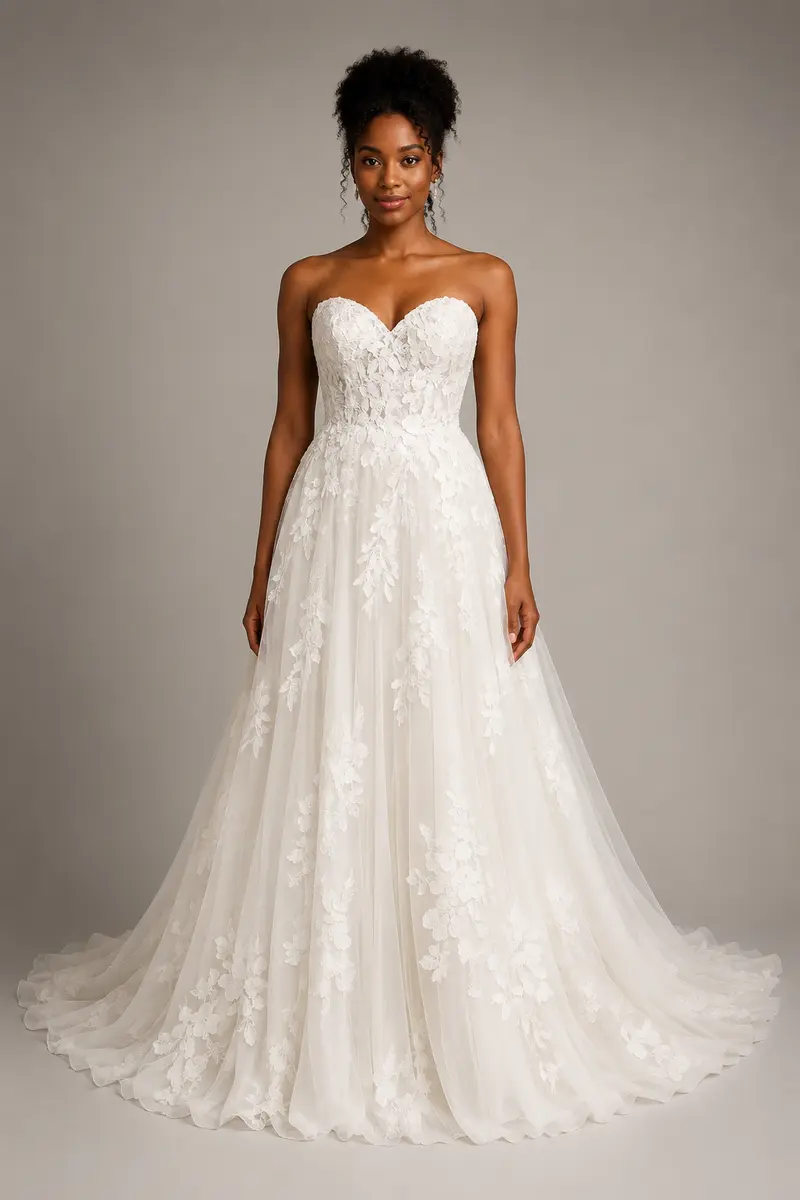 Bridal Gown Sleeveless